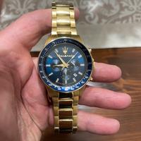 Orologio maserati color oro
