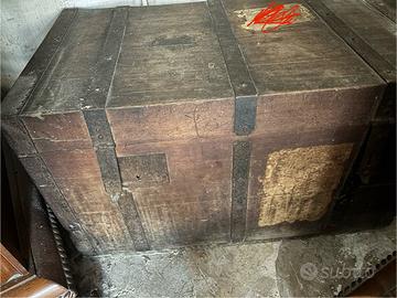 Baule militare in legno