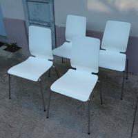 N. 4 SEDIE DESIGN IKEA IMPILABILI