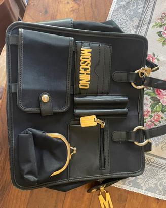 Moschino redwall multipocket - borsa vintage
