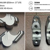 Riser alza manubrio moto