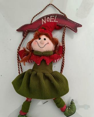Fuoriporta appendino Natale gnometta