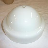 Paralume copri lampada in vetro bianco - Vintage