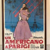 Manifesto originale "Un Americano a Parigi"
