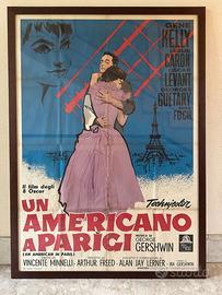 Manifesto originale "Un Americano a Parigi"