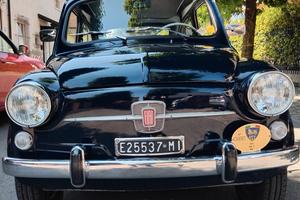 fiat 600 D Fanalona  ASI Targa Oro 