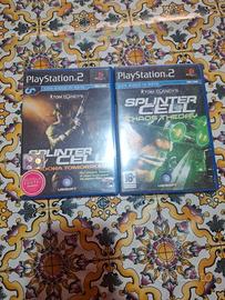 Splinter cell pandora tomorrow e chaos theory ps2.