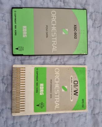 DOPPIA CARD  KORG XSC-2S  x  Korg 01/W  01/WFD  OR