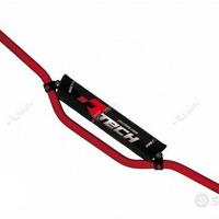 Manubrio rtech piega pit bike 22 con paracolpi