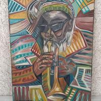 Quadro Giovanni Capito 1995 “Musicista”