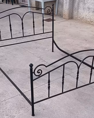 Letto in ferro battuto 