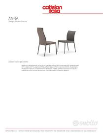 4 sedie ANNA di Cattelan