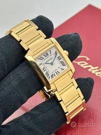 Cartier Tank Francaise oro giallo