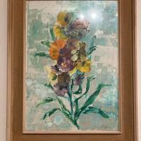 Quadro dipinto floreale