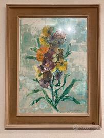 Quadro dipinto floreale