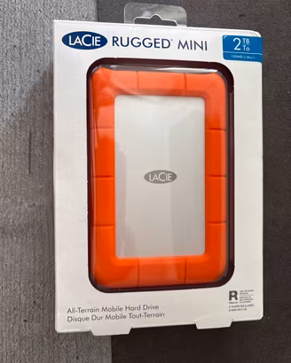 Hard-disk esterno portatile Lacie rugged mini 2TB