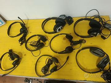 Stock 8 Cuffie da centralinista