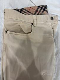 pantaloni burberry