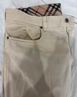 pantaloni burberry