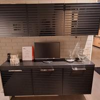 LIVING SCAVOLINI LACCATO LUCIDO NERO