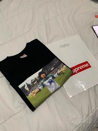 t shirt supreme x Maradona taglia xl