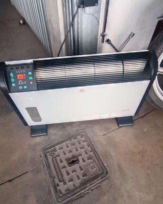 stufetta elettrica con ventilazione e impostazione