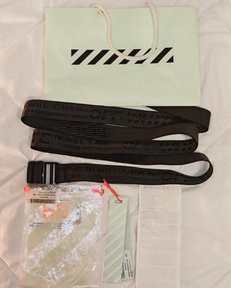 Cintura OFF-WHITE Nera originale 