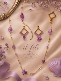 collana all'uncinetto 