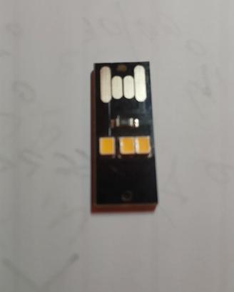 Mini Lampada Luce LED USB Portatile Portachiavi
