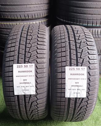 2 GOMME 225 50 17 HANKOOK NUOVE INV RIF3558