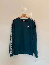 Felpa Kappa Robe di Kappa uomo M verde petrolio