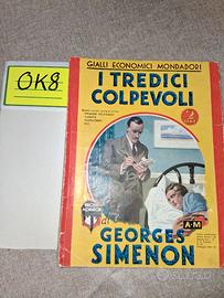 GIALLI ECONOMICI MONDADORI vintage anni 1934 1939