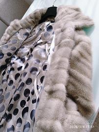 pelliccia di visone grigio 