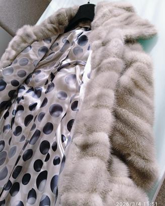 pelliccia di visone grigio 