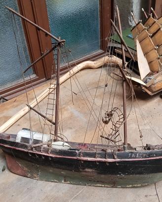 velieri in legno da restaurare