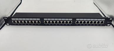 Patch Panel 24 Porte CAT6 19" - Kwmobile