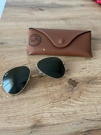Occhiali da sole Ray Ban Aviator goldfarben