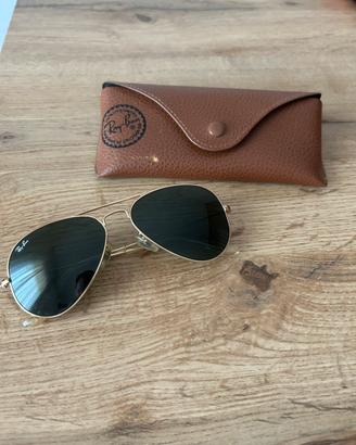 Occhiali da sole Ray Ban Aviator goldfarben