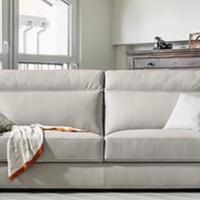 Splendido divano in pelle no letto