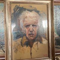 QUADRO 43 x  59 cm - AUTORITRATTO ANTONIO COCEANI