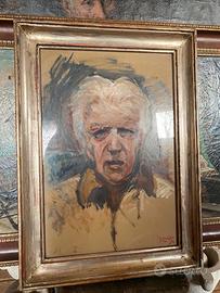 QUADRO 43 x  59 cm - AUTORITRATTO ANTONIO COCEANI