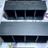 2 PORTA CD IN LEGNO NERO 60 CD ESPULSIONE AUTOM.