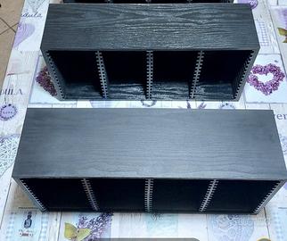 2 PORTA CD IN LEGNO NERO 60 CD ESPULSIONE AUTOM.