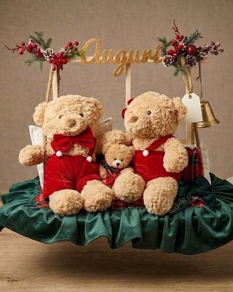 Decorazione Natalizia con Famiglia Orsetti