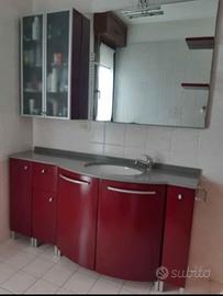 Bagno completo 163x49 H.86 piano in marmo star lig