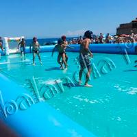 Gioco Campo da Calcio Saponato per Lidi Balneari
