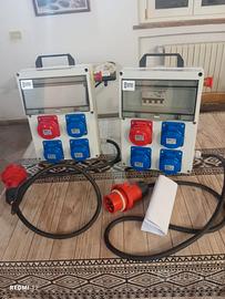 2 QUADRI ELETTRICI CON PULSANTE DI EMERGENZA
