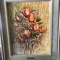 Renato D’Angelo Dipinto Olio Su Tela Certificato