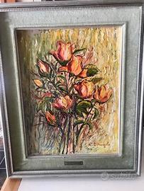 Renato D’Angelo Dipinto Olio Su Tela Certificato