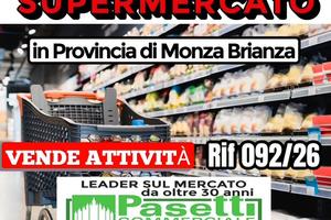 Nella provincia di Monza e Brianza SUPERMERCATO